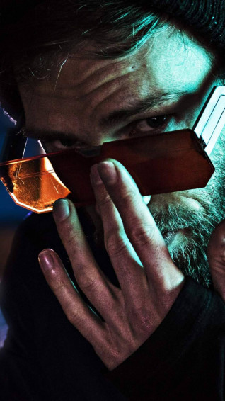 Cool Shades Cyberpunk iPhone X Wallpaper