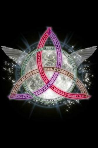 Wiccan Symbol Abstract Background For Your iPhone