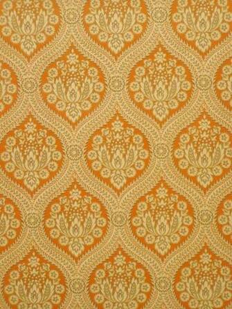 60s Baroque Wallpaper With Stylish Pattern
