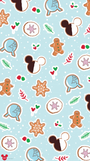 Disney Christmas iPhone Wallpaper