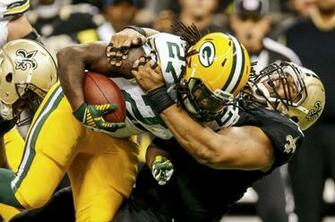Eddie Lacy Akiem Hicks Nfl Green Bay Packers New Orleans Saints