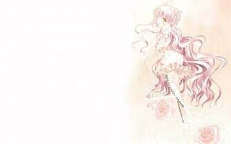 Dress Flowers Long Hair Rozen Maiden Eyepatch Pink