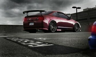 Purple Acura Rsx HD Wallpaper Car