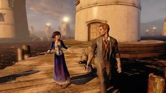 Bioshock Infinite Elizabeth Lighthouse Booker Wallpaper