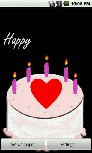Bigger Happy BirtHDay Live Wallpaper For Android Screenshot