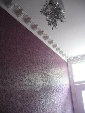 Wallpaper Over Damaged Plaster