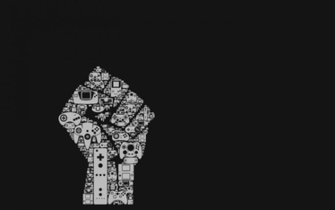Black Power Wallpaper Top Background