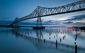 Astoria Megler Bridge HD Wallpaper Background Image