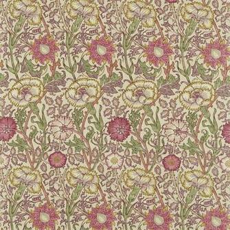 And Wallpaper Pink Rose Darp222529 Morris Archive Prints Ii