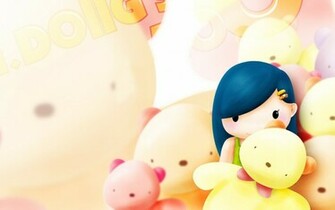 Love Winter Girl Cartoon Style Wallpaper Comics Desktop Background