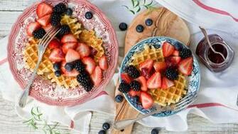 Waffles Wallpaper