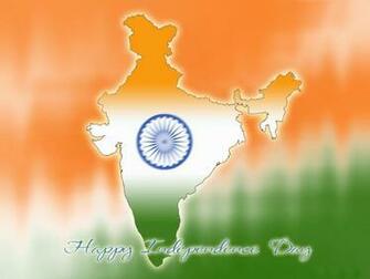 Beautiful Indian Map August Independence Day Image