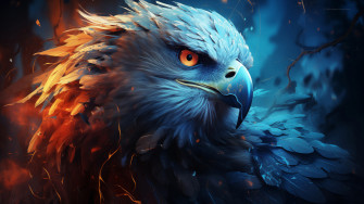 Eagle Art 4k Wallpaper