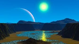 Ultra HD Wallpaper 8k 3d Alien Planet