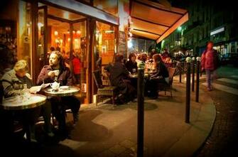 Street Cafe Wallpaper High Quality