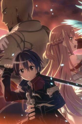 Sword Art Online Kirito iPhone Wallpaper Asuna