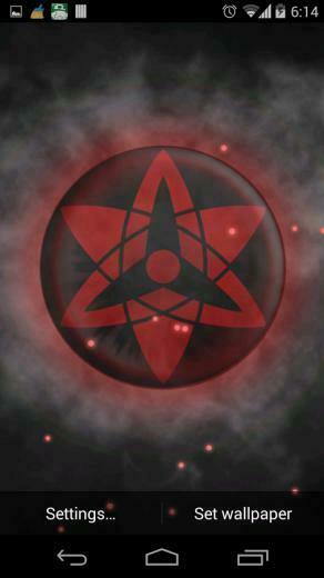 Descri O Sharingan Live Wallpaper
