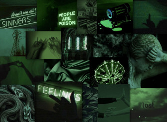Dark Green Macbook Background Slytherin Wallpaper