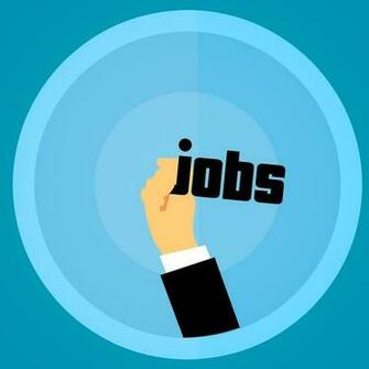 HD Wallpaper Illustration Of Hand Holding The Word Jobs Hiring