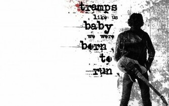 Bruce Springsteen Lyrics Wallpaper