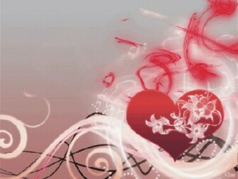 Heart And Flower Wallpaper Pixel Nature HD