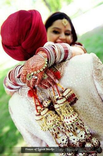 Punjabi Sikh Wedding Couple