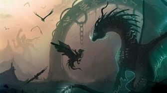 Dragon Fantasy Anime Wallpaper Wallpaperlepi