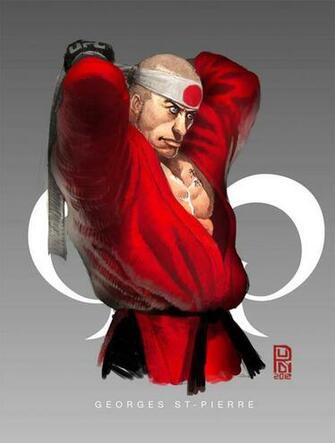 Ufc Fighter George St Pierre By Darkdux