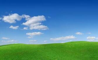 Wallpaper Field Hill Grass Clouds Sky Desktop Nature