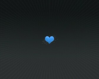 Blue Heart Desktop Pc And Mac Wallpaper