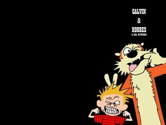 Calvin And Hobbes Cute Cartoon HD Wallpaper