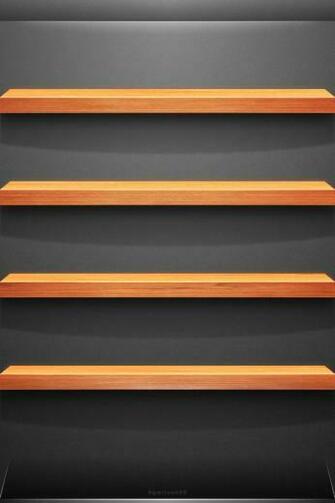 Simple Shelf iPhone Wallpaper HD