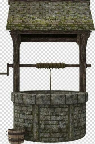 Wishing Well Water Old City Transparent Background Png
