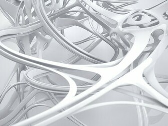 White 3d Wallpaper Background
