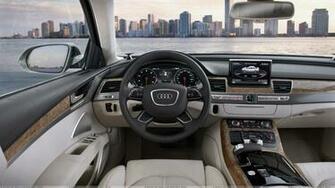 Dashboard Of Audi A8 Wallpaper
