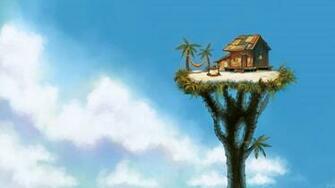 Tree House Wallpaper