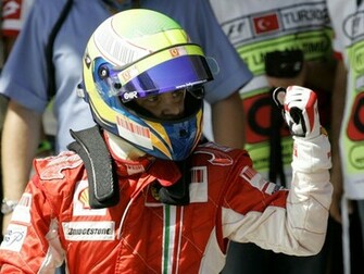 Felipe Massa Comemorando Vit Ria Papel De Parede Wallpaper