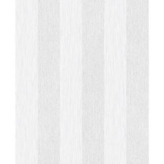 Wilko Best Stripe Silver And White Wallpaper