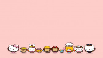 Adorable Hello Kitty Laptop Theme Wallpaper