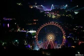 Tomorrowland Laser Show HD Wallpaper