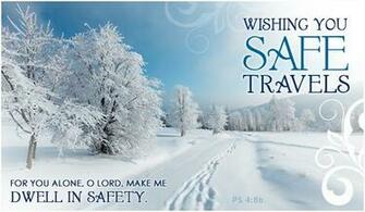 Safe Travels Ecard Email Personalized Winter Cards Online