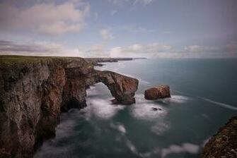 The Green Bridge Of Wales By Wandereringsoul
