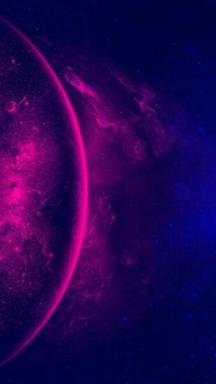 Purple And Blue Galaxy Wallpaper