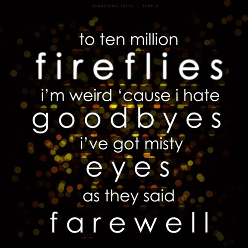 Owl City Fireflies Wallpaper