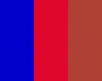 Blue Medium Candy Apple Red And Carmine Three Color Background