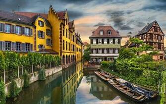 Wallpaper Colmar Alsace France The