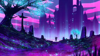 Beautiful Fantasy Night Scenery Digital Art 4k Wallpaper