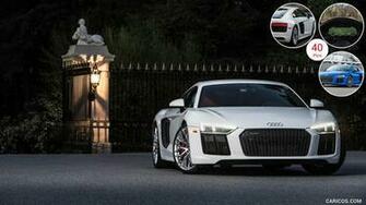 Audi R8 White Wallpaper Top Background