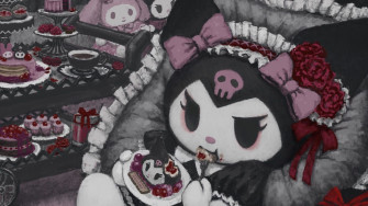 Kuromi Laptop Wallpaper