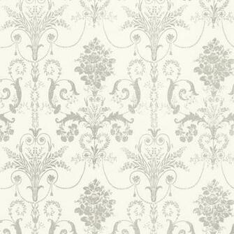 Home Decorating Wallpaper Josette Dove Grey White